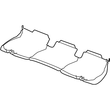 5159150AB Mopar Rear Seat Cushion Frame Illustration 1 of 1