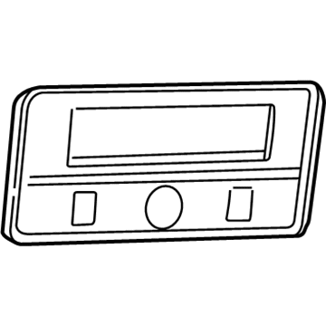 4169619 Mopar Bezel Heater A/C Cigar LIG Illustration 1 of 1