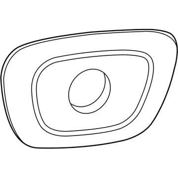 1YR54NRVAI Mopar Camera With Bezel Illustration 1 of 1