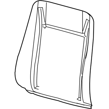 1CS471D1AA Mopar Seat Back Cover Illustration 1 of 1