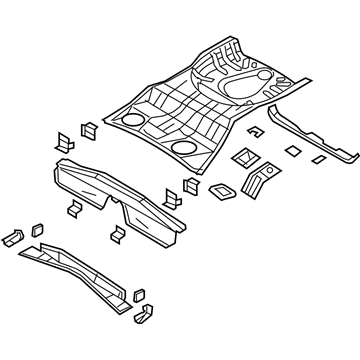 Dodge Floor Pan - 5183909AA
