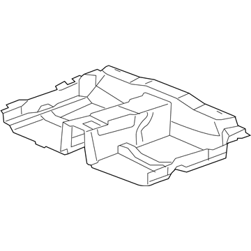 UU85BD1AF Mopar Floor Console Carpet Illustration 1 of 1