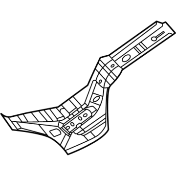 68620870AB Mopar SUPPORT-UNDER BODY HOLD DOWN Illustration 1 of 1