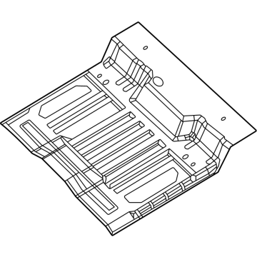 68543983AA Mopar Rear Floor Pan Illustration 1 of 1