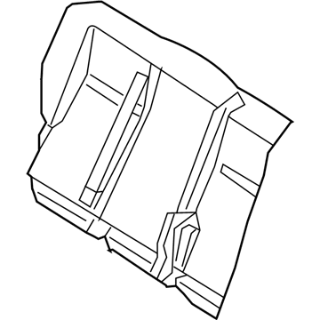 1LS921KAAA Mopar Rear Seat Back Cover Illustration 1 of 1