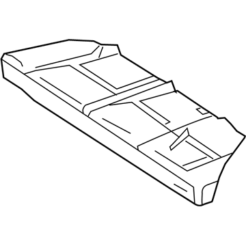 1LS951DAAA Mopar Rear Seat Cushion Cover Illustration 1 of 1