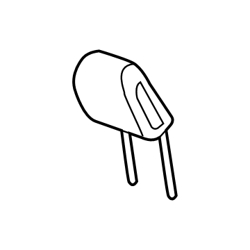 7RK071A3AC Mopar HEADREST-FRONT Illustration 1 of 1