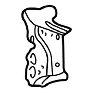 55276446AA Mopar Body Side Aperture Reinforcement Illustration 1 of 1