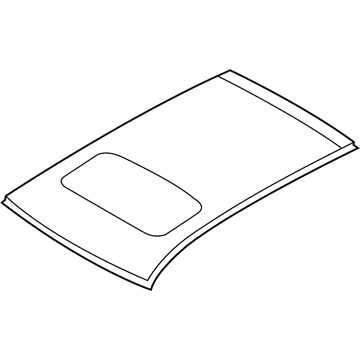 Mopar 5074889AC Roof Panel 5074889AC Mopar Roof Panel Illustration 1 of 1