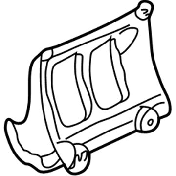 4573256 Mopar Bracket A/C Compressor Mount Illustration 1 of 1