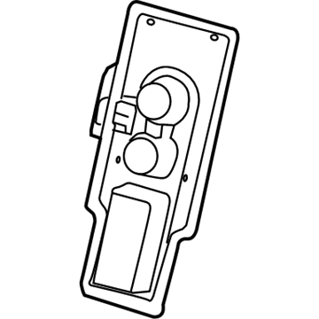 1UM73DW1AA Mopar Armrest Cover Illustration 1 of 1