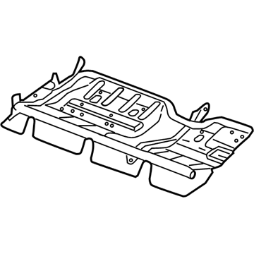 68044735AA Mopar Frame-Seat Cushion Illustration 1 of 1