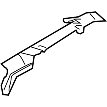 5101648AA Mopar Cover-Heater Core Tubes Illustration 1 of 1