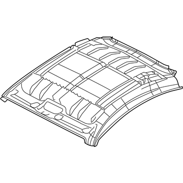 YA78BD1AA Mopar None Headliner Illustration 1 of 1