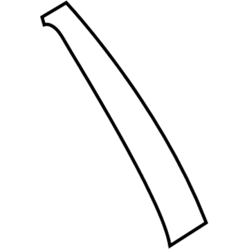 5116391AA Mopar C Pillar Applique Illustration 1 of 1