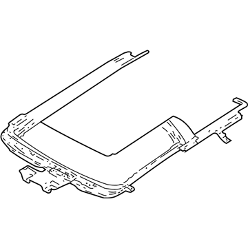 Mopar 5101999AA Sunroof Frame 5101999AA Mopar Sunroof Frame Illustration 1 of 1