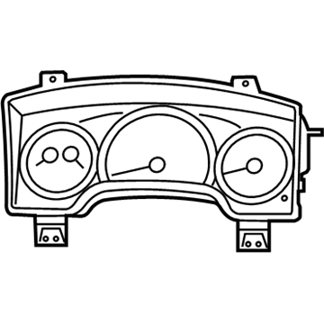 68039990AE Mopar Instrument Panel Cluster Illustration 1 of 1