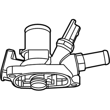 Dodge Dart Thermostat Housing - 4892642AD