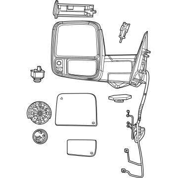 2025 Ram 1500 Car Mirror - 68547204AD