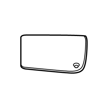 68666822AA Mopar GLASS-SPOTTER MIRROR REPLACEMENT Illustration 1 of 1