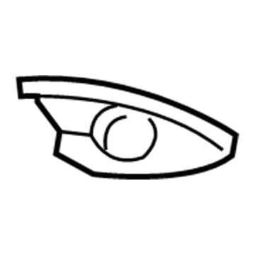 TP61RXFAA Mopar Housing-Windshield Surround Illustration 1 of 1