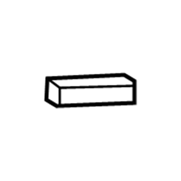 68104364AB Mopar Bumper-Deck Lid OVERSLAM Illustration 1 of 1