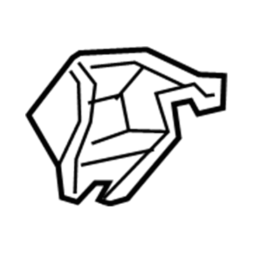 Mopar 68093336AA Cover-Deck Lid Latch 68093336AA Mopar Cover-Deck Lid Latch Illustration 1 of 1