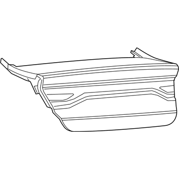 Mopar 68081664AC DECKLID 68081664AC Mopar DECKLID Illustration 1 of 1