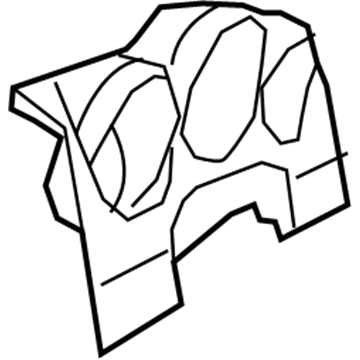 1FA692DVAE Mopar Instrument Cluster Bezel Illustration 1 of 1