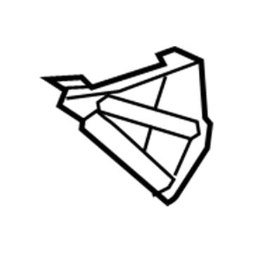 Mopar 68037137AA Bracket-Energy Absorbing 68037137AA Mopar Bracket-Energy Absorbing Illustration 1 of 1