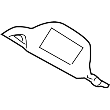 XK45XDHAB Mopar Visor Support Illustration 1 of 1