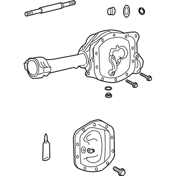 5066084AD Mopar Service Front Axle Illustration 1 of 1