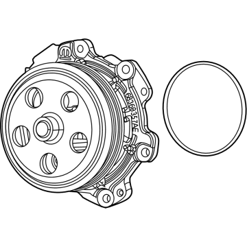 2025 Ram 1500 Water Pump - 68548612AC