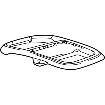 6RF51GTVAA Mopar Floor Console Bezel Illustration 1 of 1
