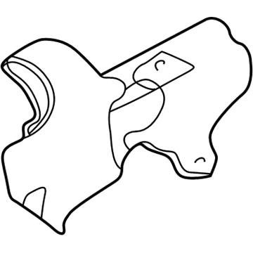 4764771AC Mopar Heat Shield Illustration 1 of 1