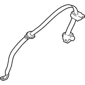 PV591L5AE Mopar Rear Outer Seat Belt Illustration 1 of 1