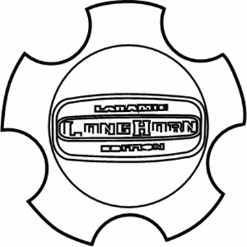 68137554AA Mopar Wheel Center Cap Illustration 1 of 1