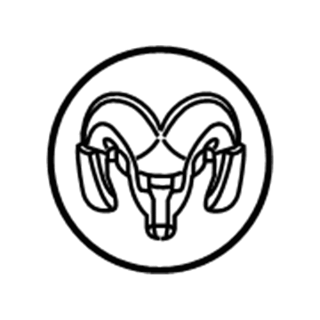 1LB72SZ0AB Mopar Wheel Center Cap Illustration 1 of 1