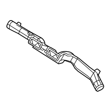 Mopar 5058260AB Duct-Center Distribution 5058260AB Mopar Duct-Center Distribution Illustration 1 of 1