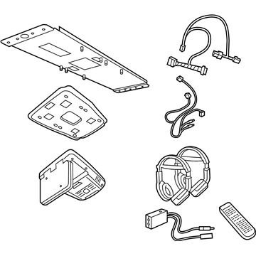 82210347AB Mopar Monitor With DVD Media System Illustration 1 of 1