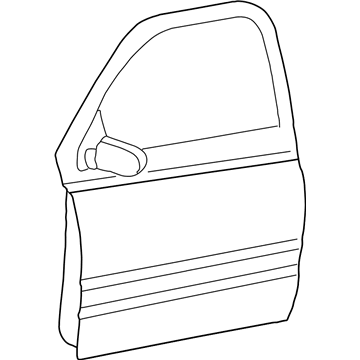 Mopar 5140399AB Front Door 5140399AB Mopar Front Door Illustration 1 of 1