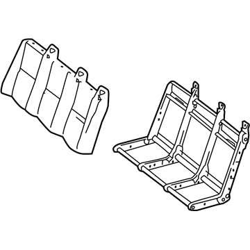 1HG951A6AA Mopar Cover-Rear Illustration 1 of 1