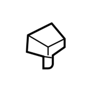 4575883AA Mopar STOP/BUMPER-Deck Lid OVERSLAM Illustration 1 of 1