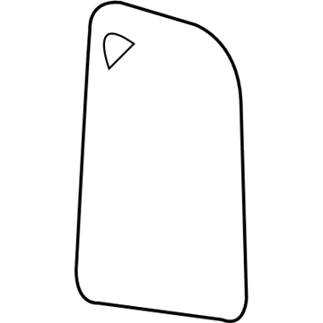 68009993AA Mopar Glass-Mirror Replacement Illustration 1 of 1