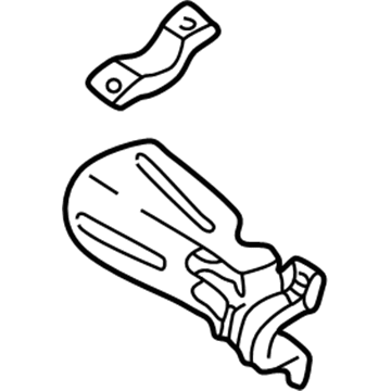 Mopar MR554707 Bracket-Steering Gear MR554707 Mopar Bracket-Steering Gear Illustration 1 of 1