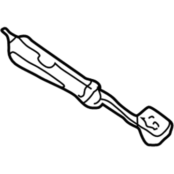 QN25LAZAB Mopar Glovebox Door Latch Illustration 1 of 1