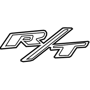 Mopar 68092750AA NAMEPLATE-DECKLID 68092750AA Mopar NAMEPLATE-DECKLID Illustration 1 of 1