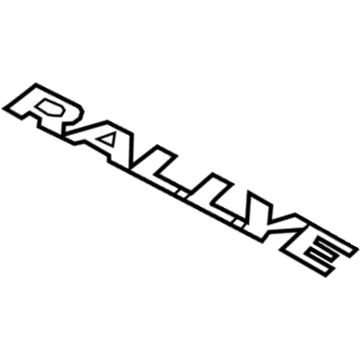 68165752AA Mopar NAMPLATE-DECKLID Illustration 1 of 1