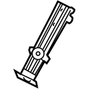 5136095AC Mopar Rail-Front Illustration 1 of 1