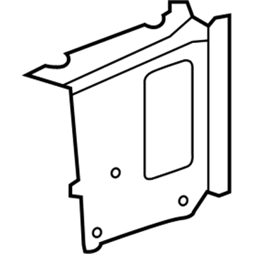 4575717AC Mopar Quarter Panel Extension Illustration 1 of 1
